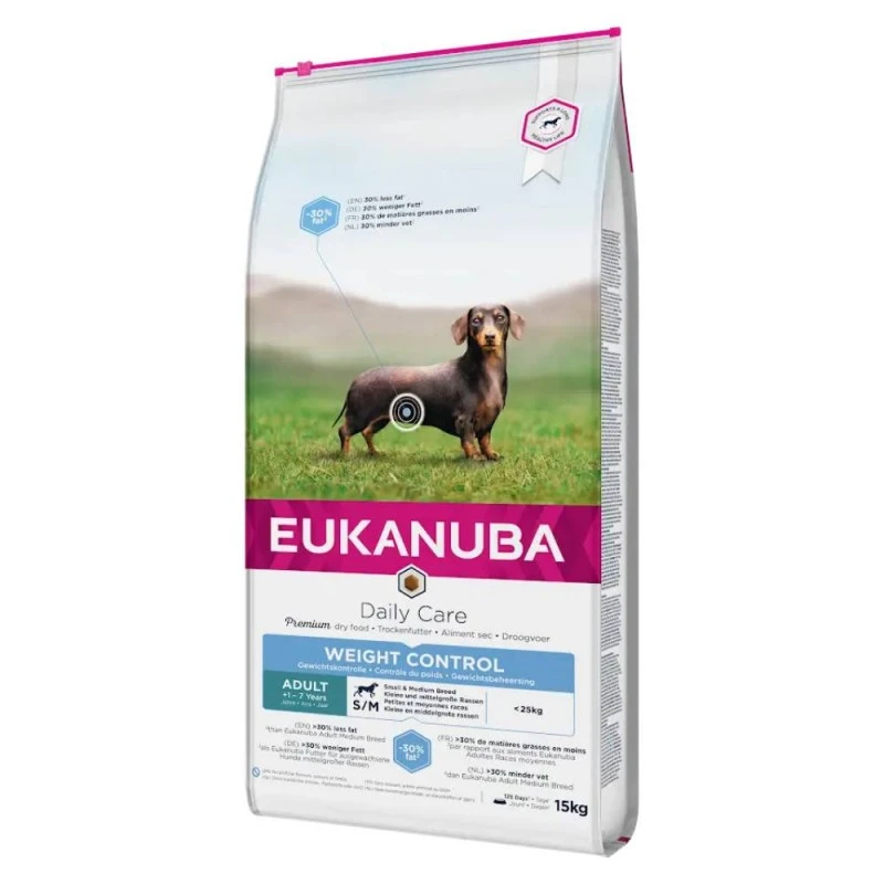 Кучешка храна EUKANUBA DAILY CARE SMALL MEDIUM WEIGHT CONTROL