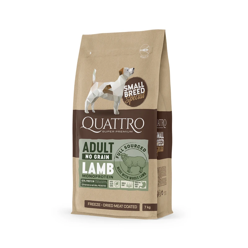 Quattro Adult Mini with Lamb, 7 kg