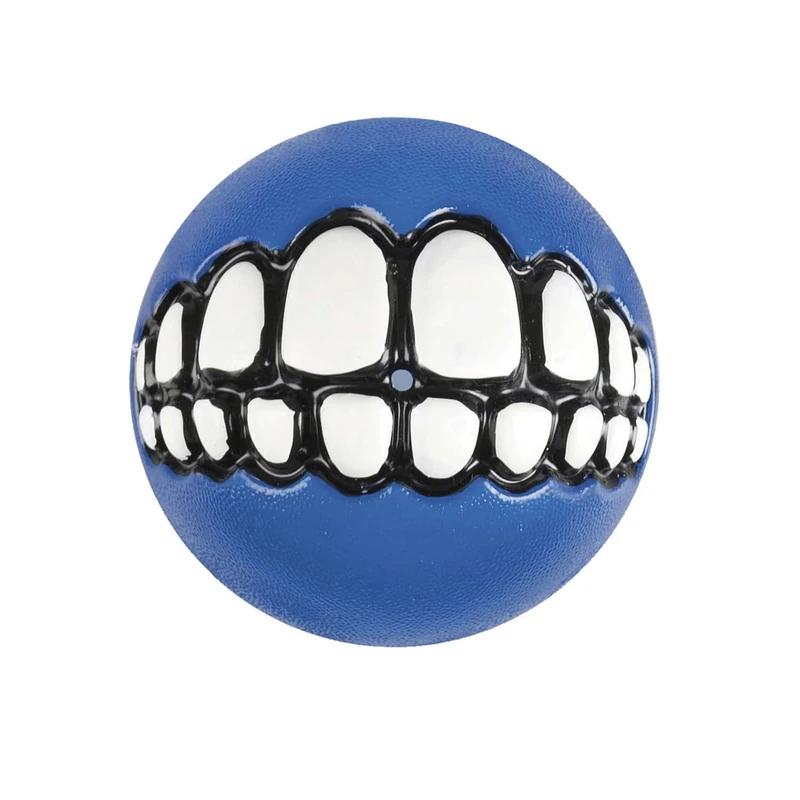 Rogz Grinz Fetch Ball, Small, Blue