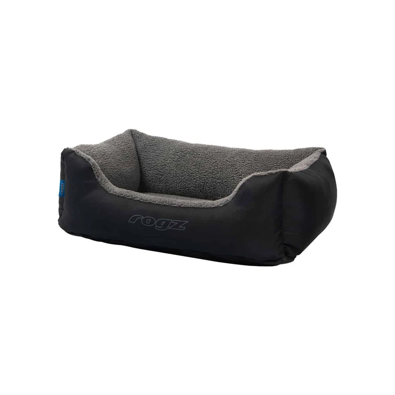 Rogz Outdoor Walled Rectangular Bed, L, Charcoal