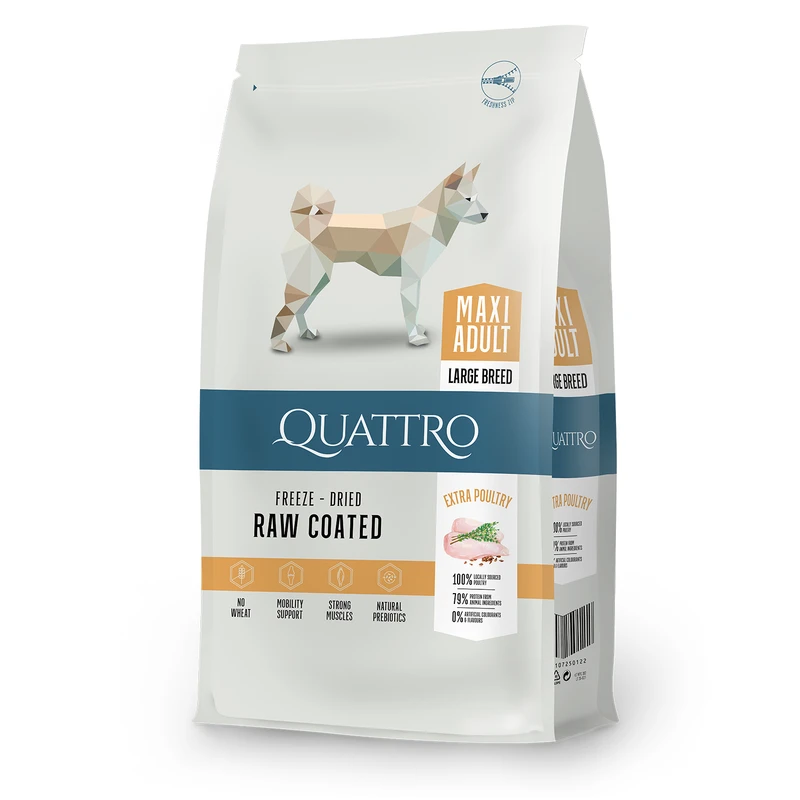 Quattro Maxi Adult Extra Poultry, 12 kg