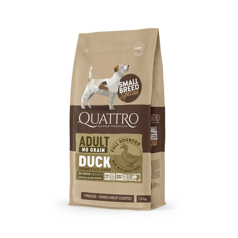 Quattro Adult Mini with Duck, 1.5 kg