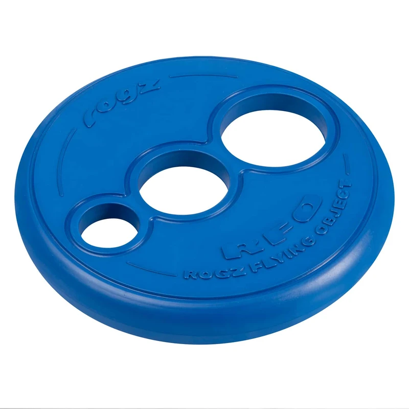 Rogz RFO Fetch Flying Toy, Large, Blue