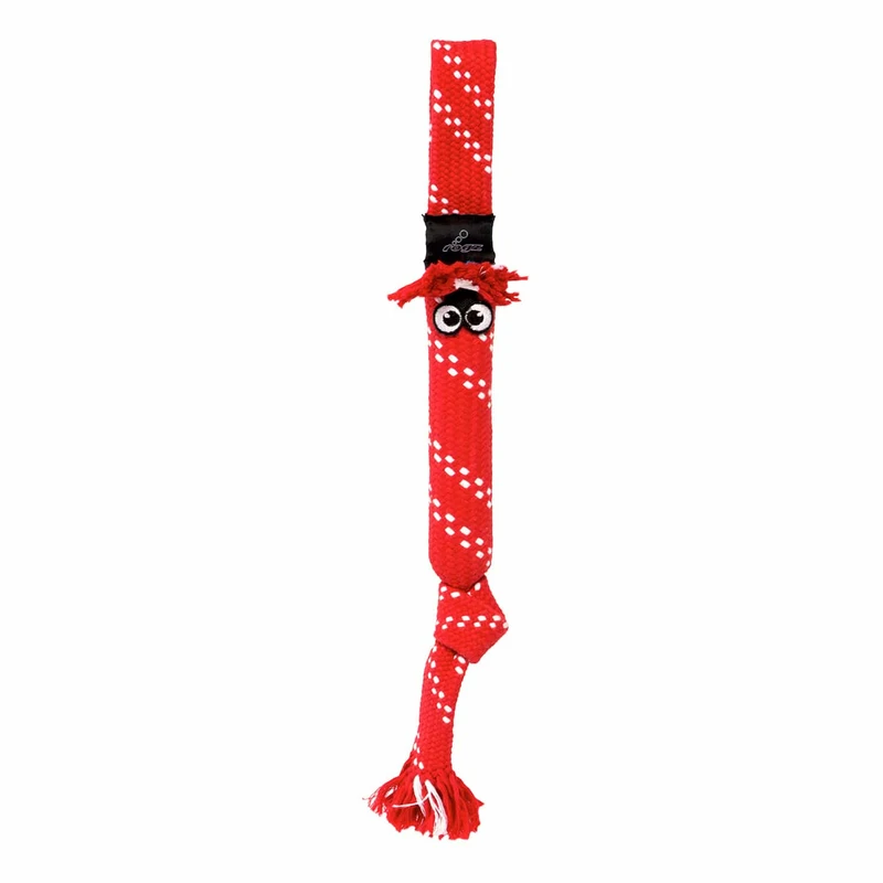 Rogz Scrubz Dental Rope Toy, Large, Red