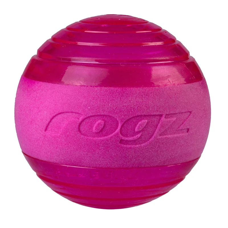 Rogz Squeekz Fetch Ball, Medium, Pink