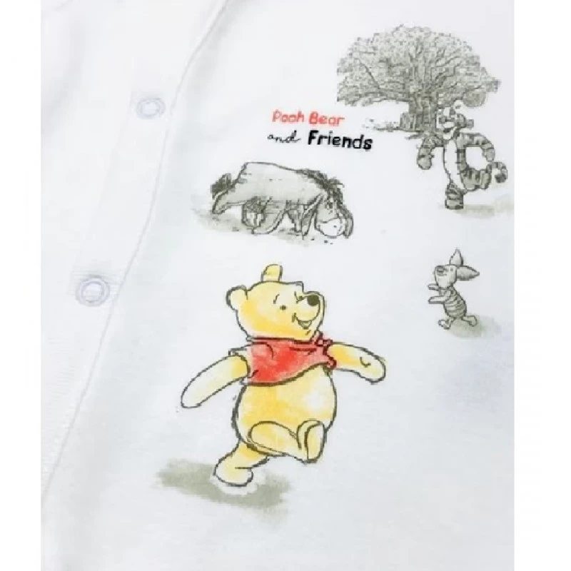 Детско боди, Disney, Winnie The Pooh MW005, Бял, 3-6 месеца, 62-68 см