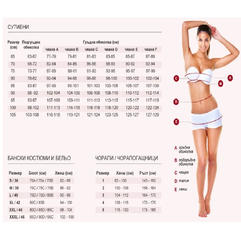 Бански костюм, Cherry beach, Аrt 23821GRENAD, Комплект от две части, Червен, 75B, 38