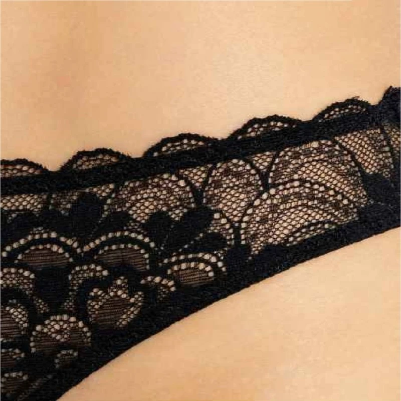 Дамски бикини, Rossoporpora, Slip, DP80/81, Черен, Размер L/5