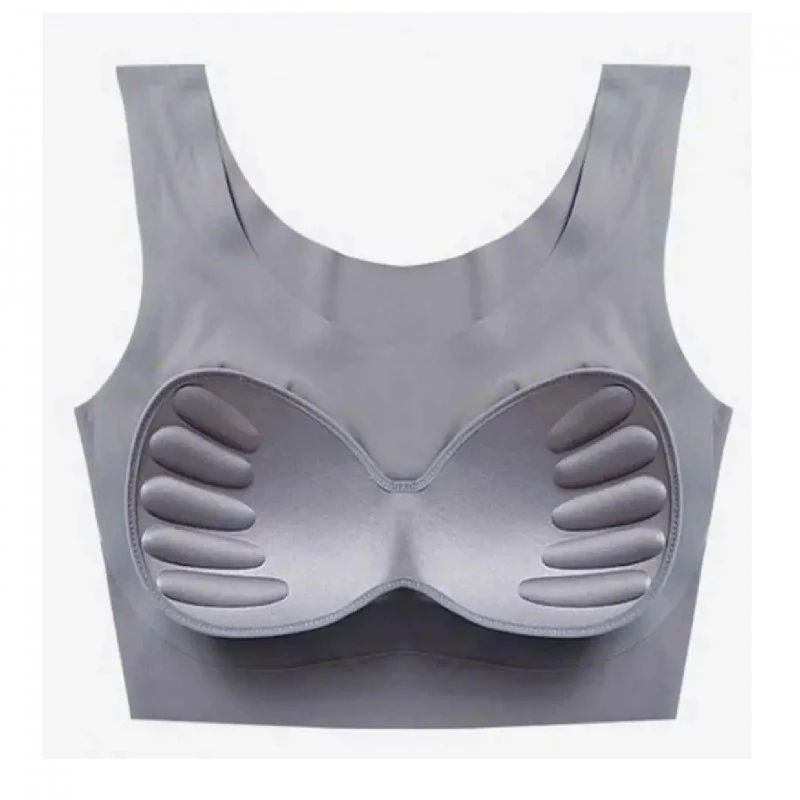 Дамски сутиен, Ohyeah lady, B028-3, Безшевен, Сив, S