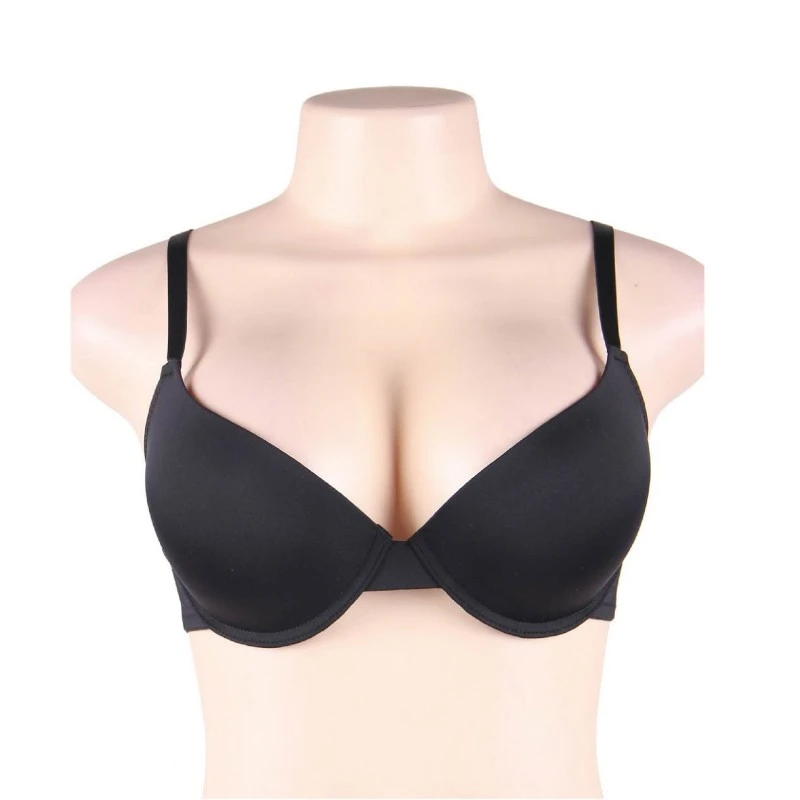 Дамски сутиен, Ohyeah lady, B4040-1, Безшевен, Черен, 40E