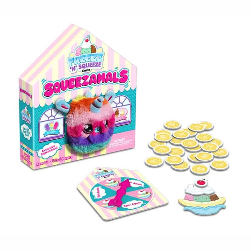 Игра Squeezamals Freeze N Squeeze  007194,  4-8 Играча, Многоцветен