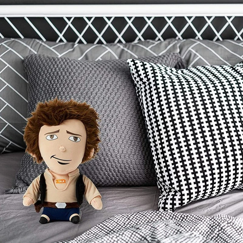 Плюшена играчка Disney Star Wars Han Solo 037098 1-18, Говорещ 23 см