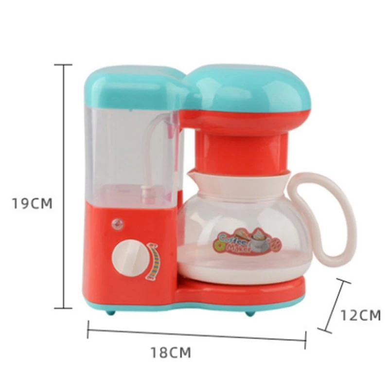 Играчка Кафе машина Chippo 079124, Звукови ефекти, Светлинни ефекти, С кафеварка, Червен, 19см