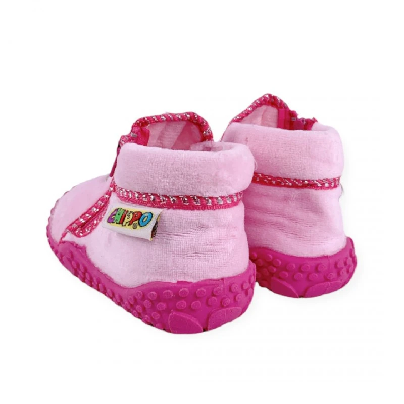 Детски домашни пантофи Disney Princess 0908-66-PK-28 15-405, Мек плюш, 28 EU, 16.5 см, Розов