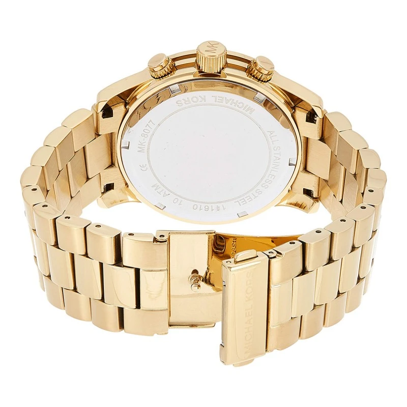 Мъжки часовник хронограф Michael Kors MK8077, Златист, *16216763, 11-26-756