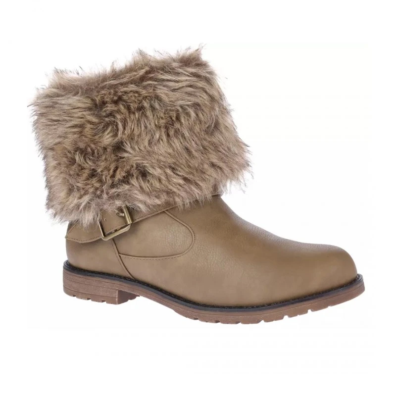 Дамски боти JUP Ankle Boots 5290 16467323/16282256 15-556, С каишка, Еко кожа, Каки, 37 EU