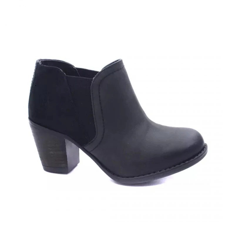 Дамски боти Hush Puppies Chelsea Moorland 16465006 15-502, С ластик, Естествена кожа, Велур, Черен, 41 EU