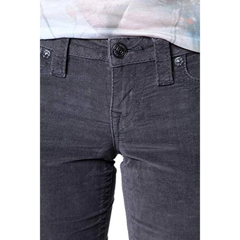 Дамски дънки True Religion AZ2198-181011997, Skinny, Винтидж, Памучни, Тъмносив, 31