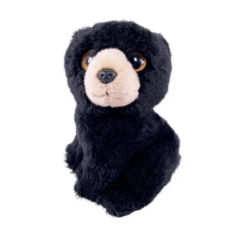 Плюшена играчка Chippo 21-66-145 1-107, Мече, Мек плюш, 23 см, Черен