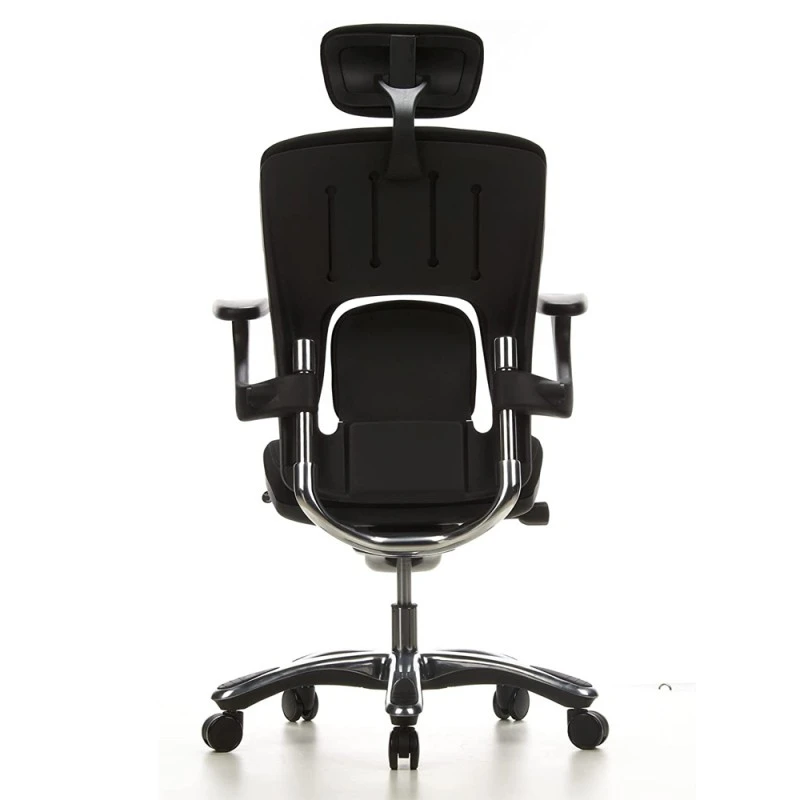 Офис стол hjh office 652000 Vapor Lux 2531464 33-58, Ергономичен, Въртящ се, С гъвкава лумбална опора, Висококачествени материали,
Удобно управление с един пръст, Регулируеми подлакътници, Черен