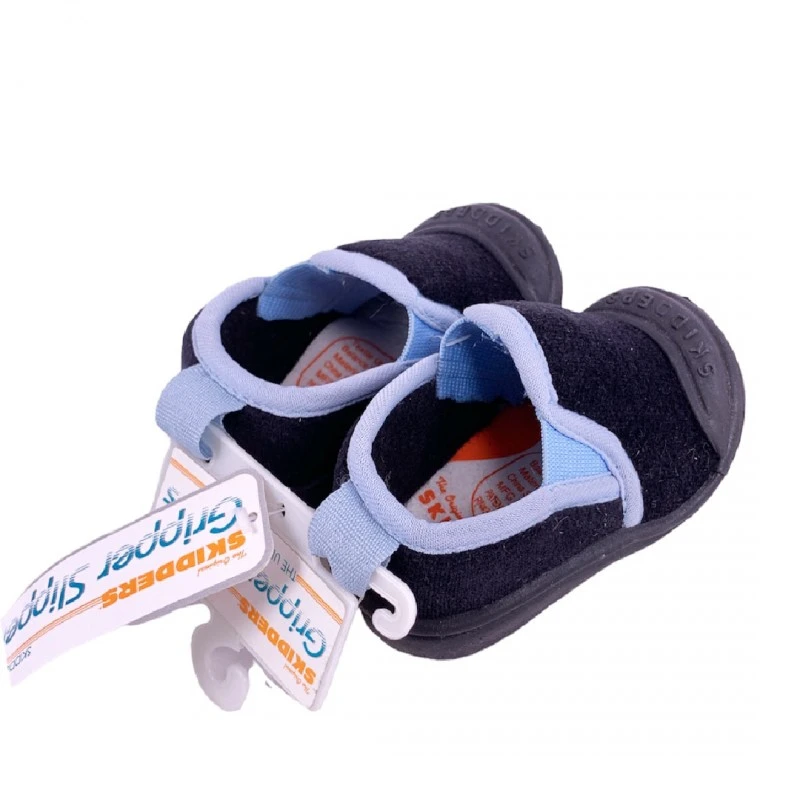 Бебешки пантофи Chippo Baby 30115, 18-22, Ароматизирани, Черен/Син, Размер 4, 11см, 17-18 EU, 12 месеца
