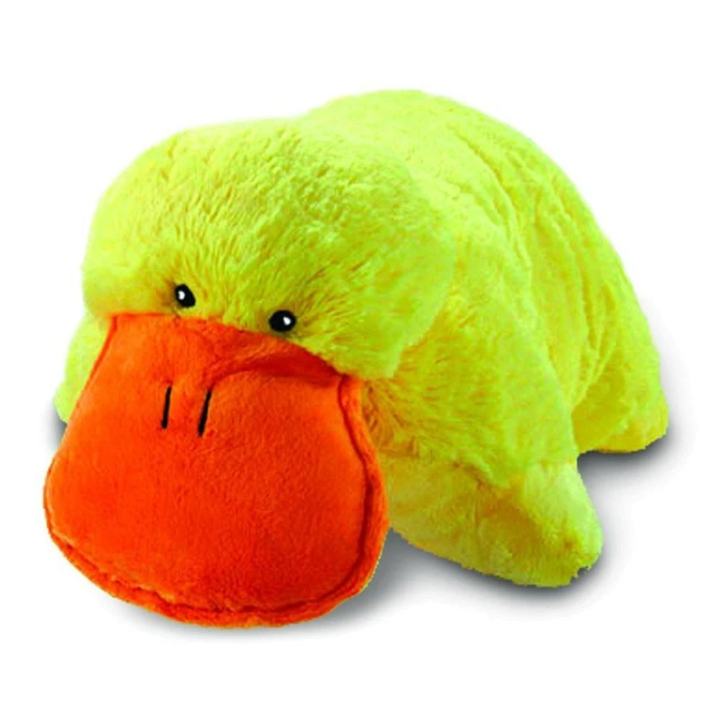 Плюшена играчка Chippo Възглавница Pillow Pet 311209, Пате, 45см, Жълт