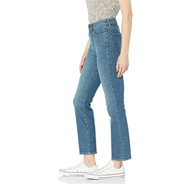 Дамски дънки Find Goodthreads AZ14125-3182565, С висока талия, Прави, Син, W26/S