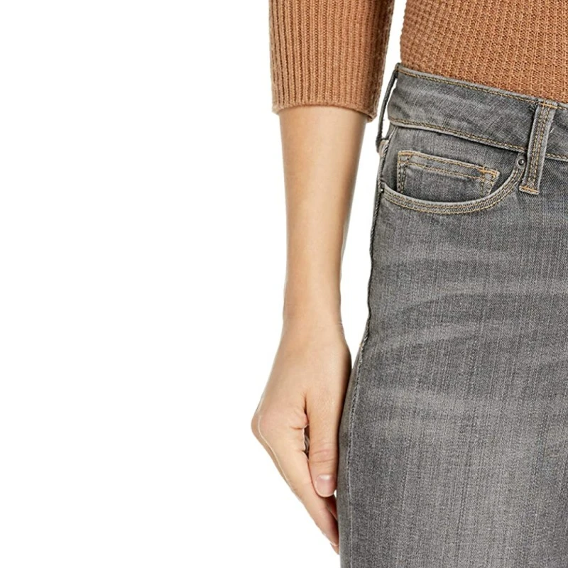 Дамски дънки Find Goodthreads AZ14125-3188543, Със средна талия, Skinny, Сив, W30 Short