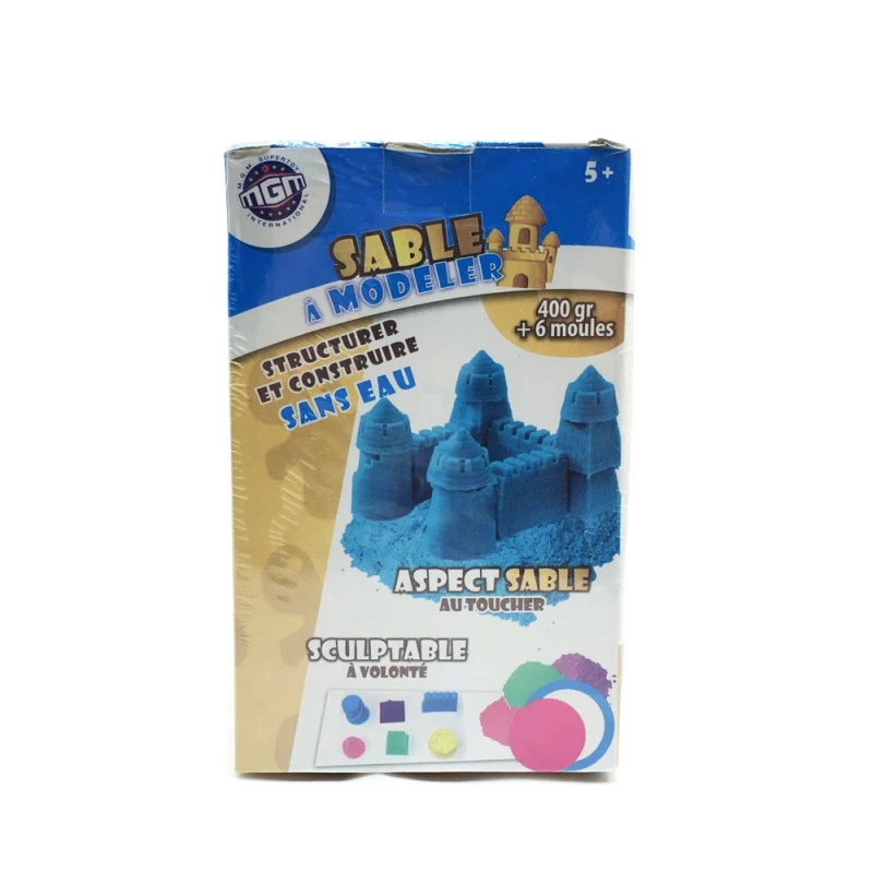 Моделиращ пясък Magic Sand 6-22073, 3-32, 400g, С 6 формички, Цвят Розов