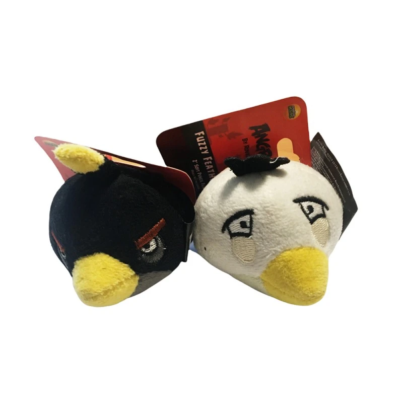 Комплект меки играчки Angry Birds Анти Стрес 888015-2, 2 Pack, Многоцветен, 6 см