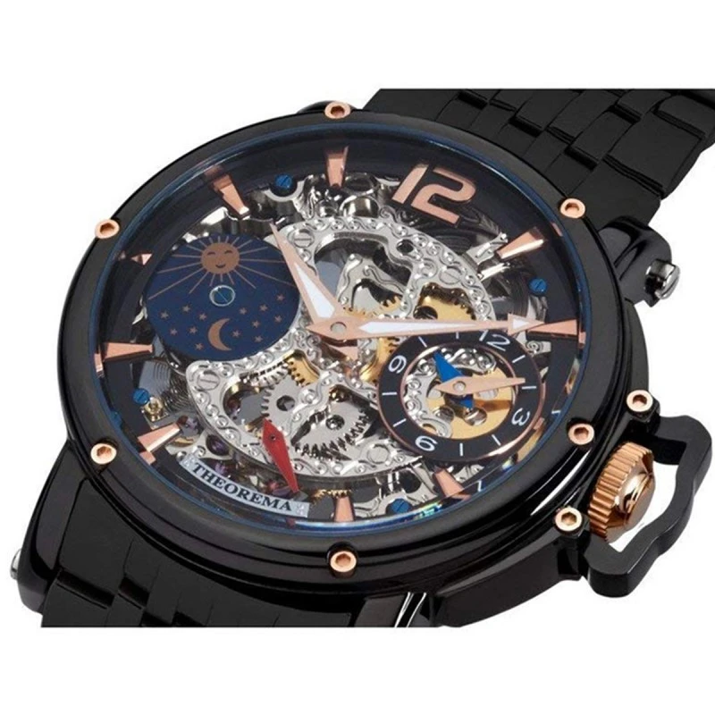 Мъжки часовник Theorema Copacabana GM-104-9 CHSV-TH, Черен