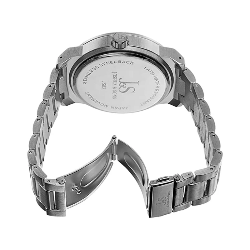 Мъжки часовник Joshua & Sons JS82SSB CHSV-JS-82SSB, Сребрист