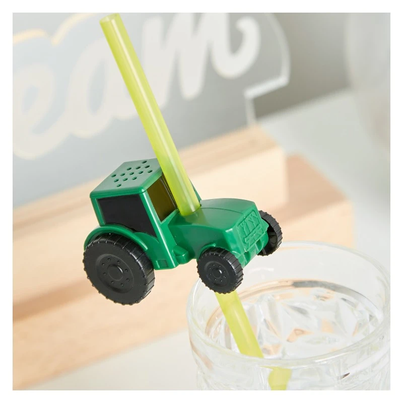 Музикални сламки Chippo Смучи и озвучи 000063-3, Трактор, Зелен