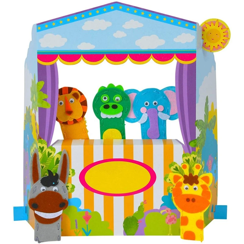 Направи сам, Кукли за куклен театър за пръсти  NORIS 015505 3-11, 5бр.