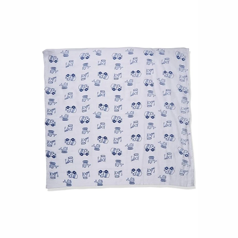 Комплект мека играчкa-възглавница и 2 броя Муселинови пелени 3 в 1 Chippo 18005-3009-1, За момче