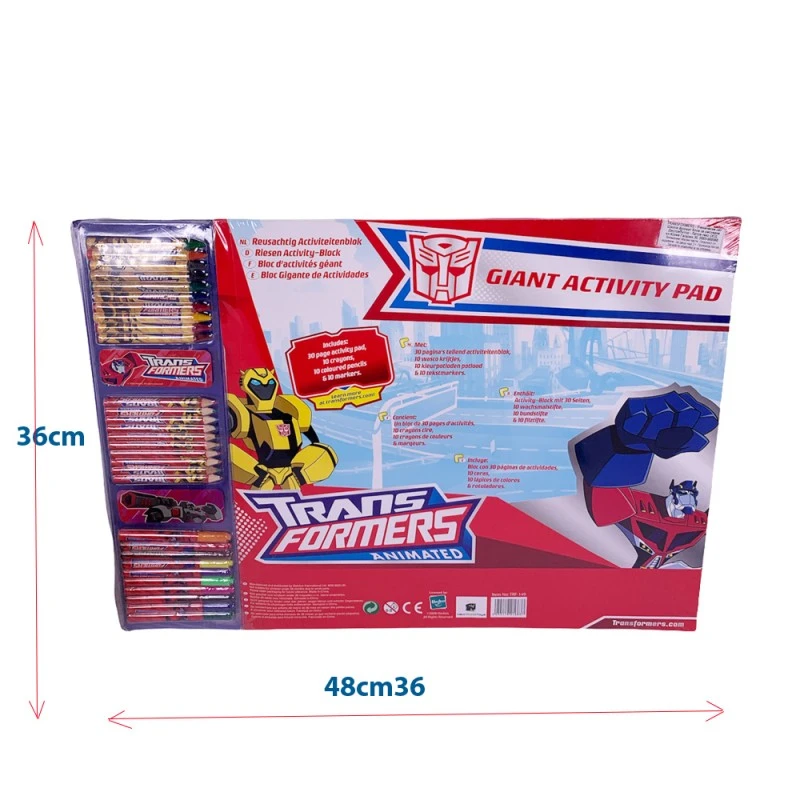 Комплект за рисуване Transformers, голям, 216637
