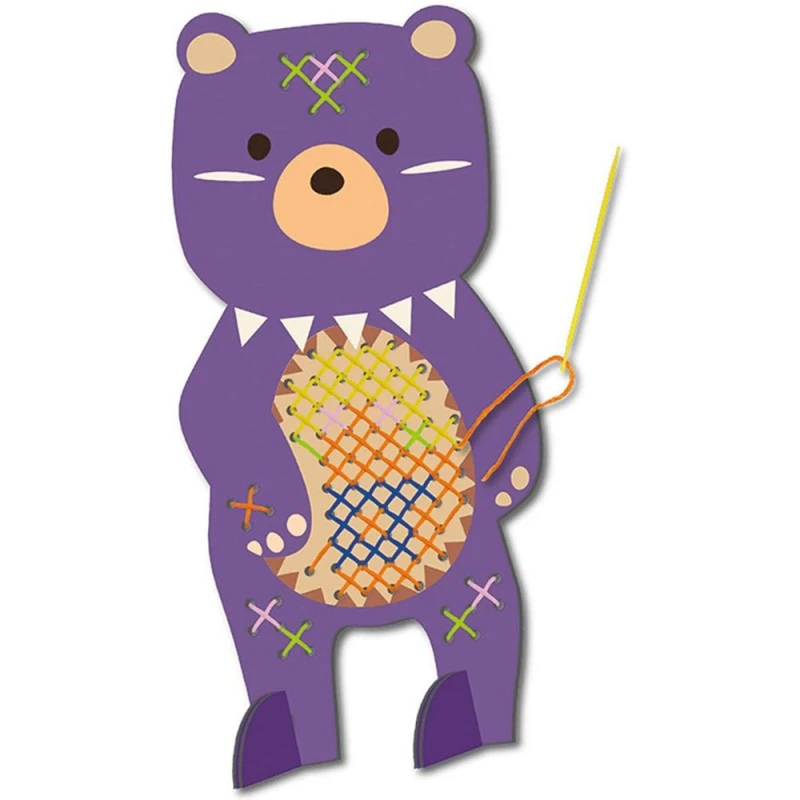 Творчески комплект Ursus Bear 228547 2-7, Бродиране на фигура, кръстат бод, Мечка