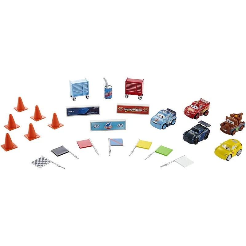 Игрален комплект с 24 изненади Disney Cars3, Включени 24 подаръка за всеки ден, 515176