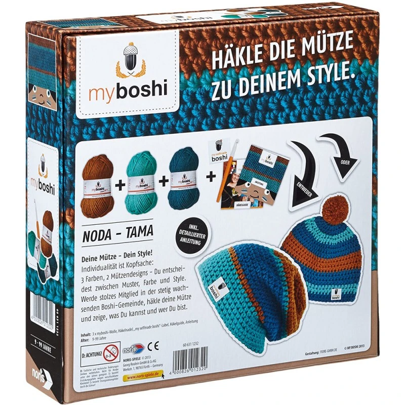 Креативен комплект за плетене на една кука Noris 6012320 2-56/3-5