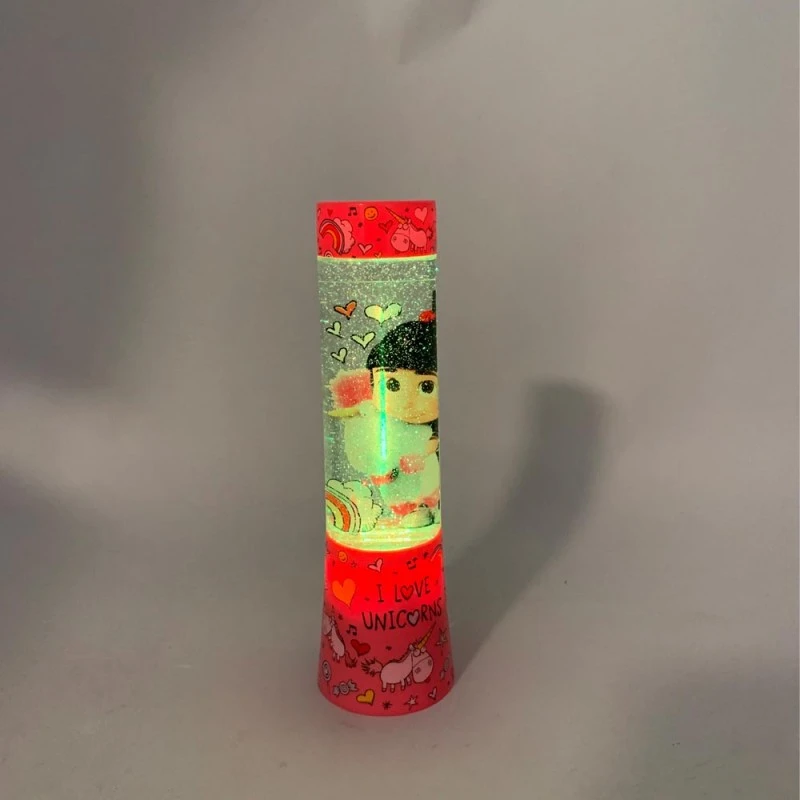 Детска бляскава  LED лампа MINIONS 657522 2-19, Despicable Me - It's So Fluffy, Розов, 15х6 смт