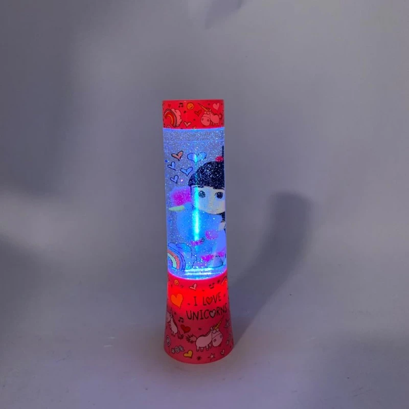 Детска бляскава  LED лампа MINIONS 657522 2-19, Despicable Me - It's So Fluffy, Розов, 15х6 смт