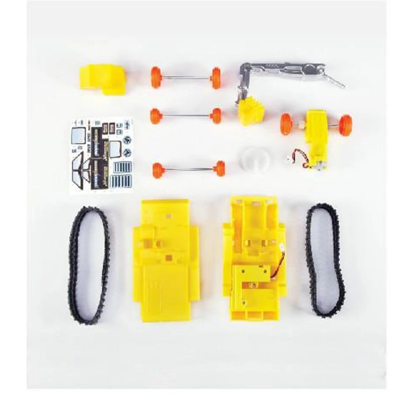 Машина за сглобяване Maisto Power Builds 820345 2-89, Front  Loader, 13 части, Жълт