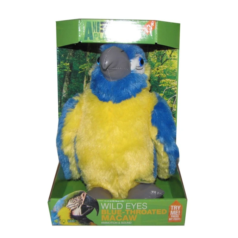 Интерактивни плюшени играчки Animal Planet Папагал, 30cm