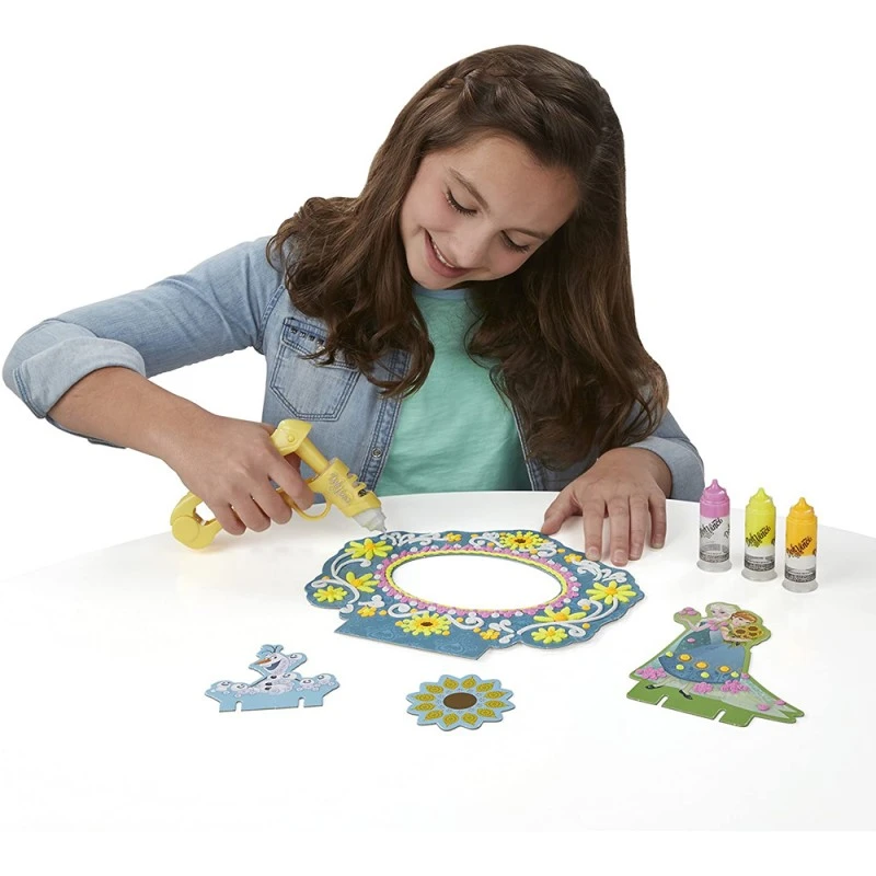 Креативен комплект за моделиране Disney Frozen 942229 1-76, Направи и декорирай сама Кутия за бижута с място за снимка