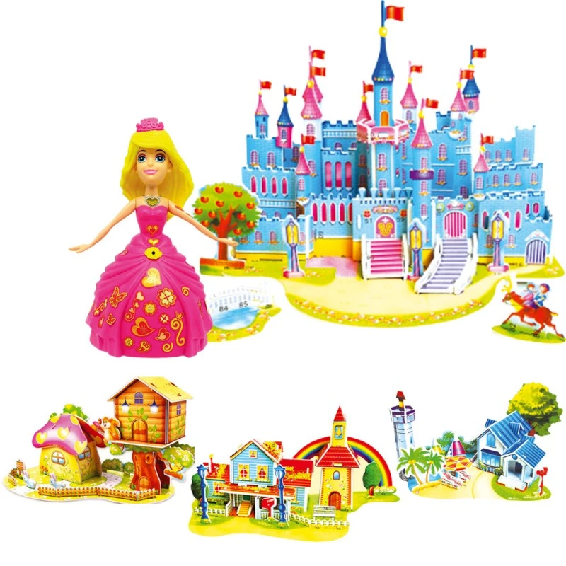 Кукли Chippo Интерактивна танцуваща принцеса Кейти и вълшебния 3Д замък 805489-1, Розова принцеса