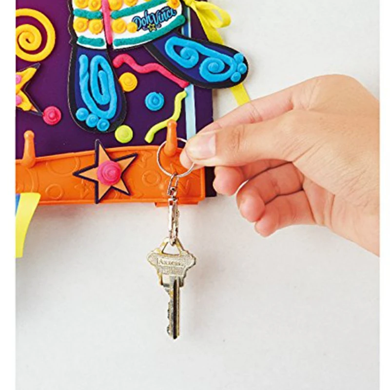 Креативна игра Play-Doh DohVinci Комплект стойка за стена 3D украсяване 366606 2-27, Поставка за ключове и фото рамка 3337-3366606