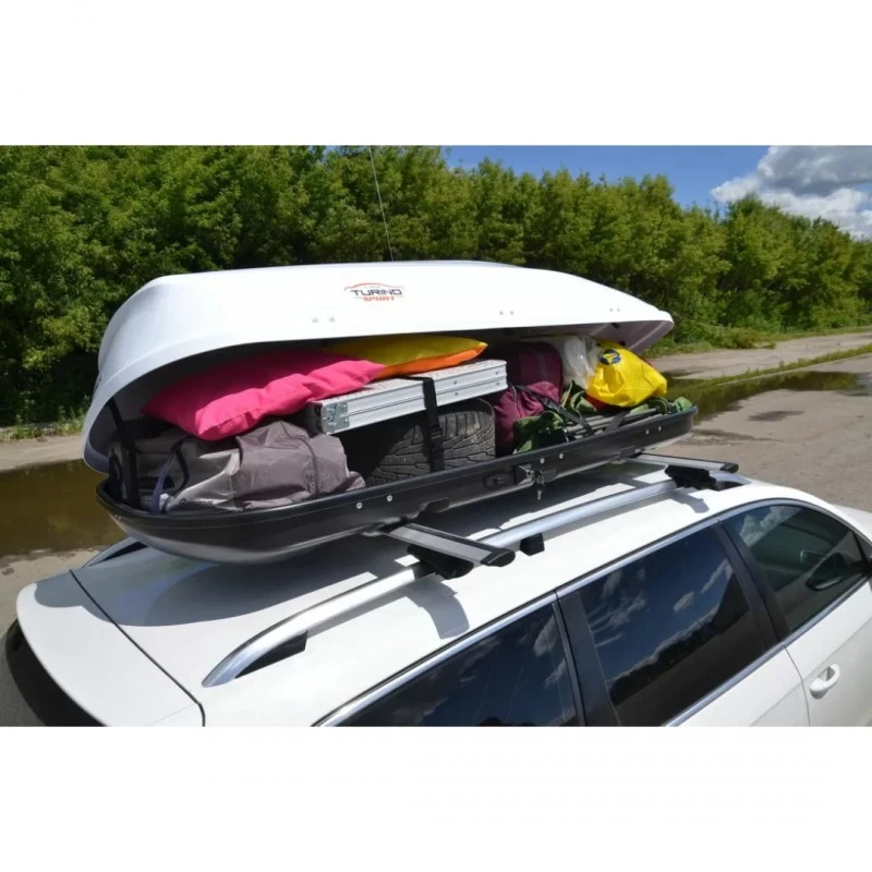 Автобокс Turino Sport 210x81x45cm, 480 литра - бял
