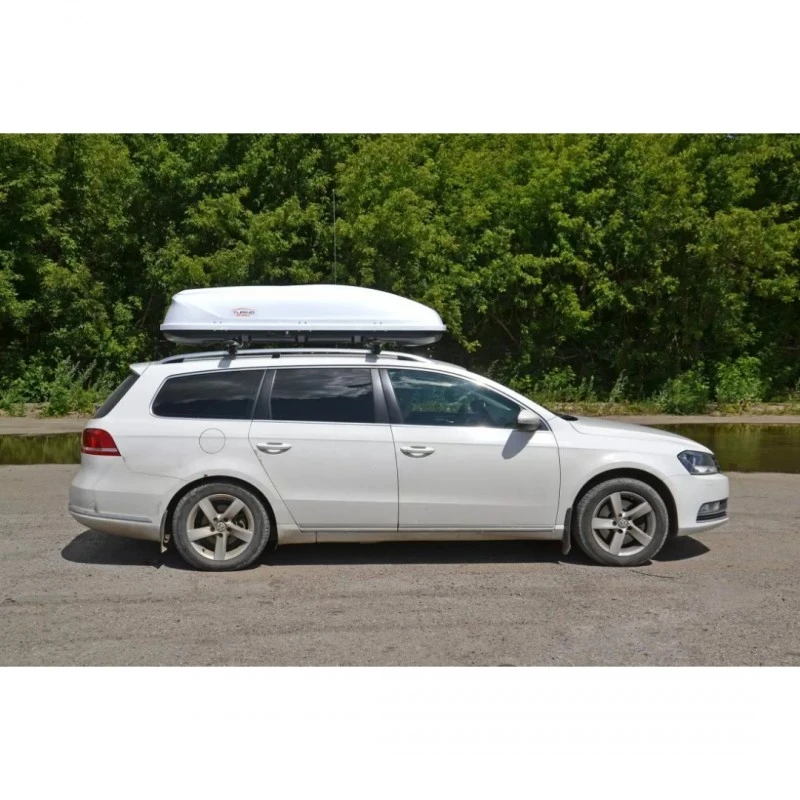 Автобокс Turino Sport 210x81x45cm, 480 литра - бял