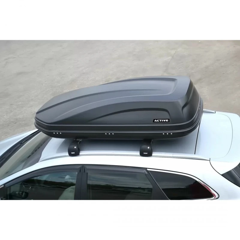Автобокс ACTIVE M 187x88x44cm, 450 литра - сив