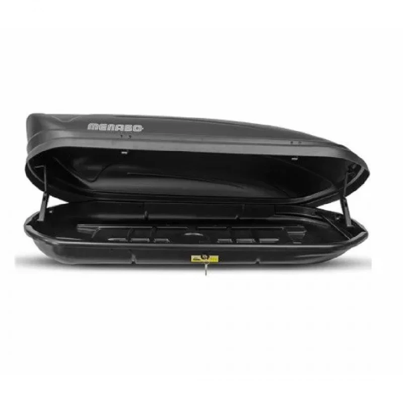 Автобокс Menabo Marathon 166x80x40cm с едностранно отваряне с ключ, 400 литра - черен